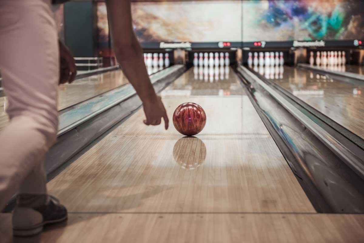 bowling close up
